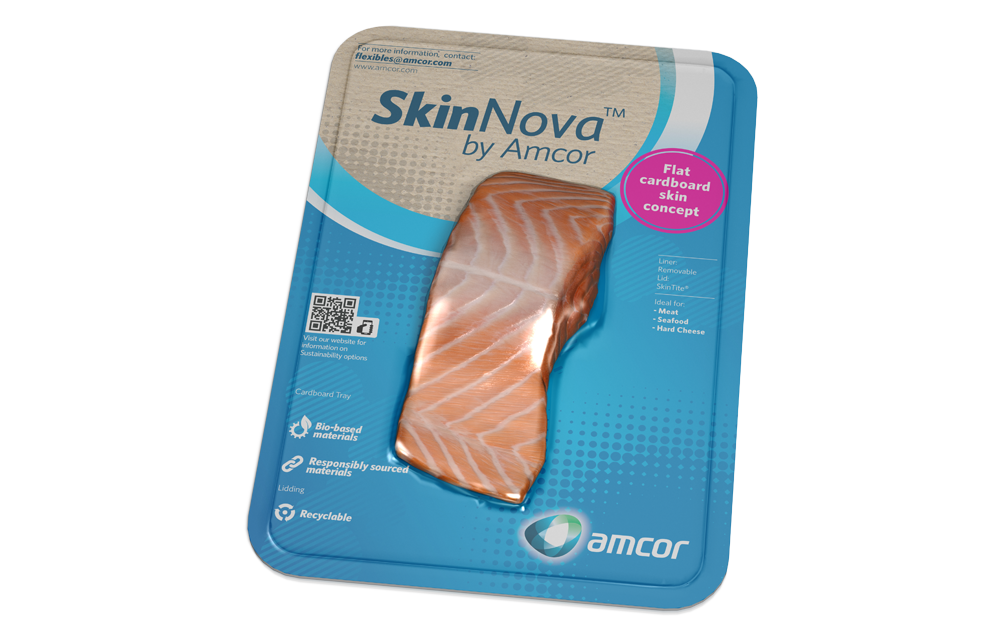 Skinnova packaging for salmon